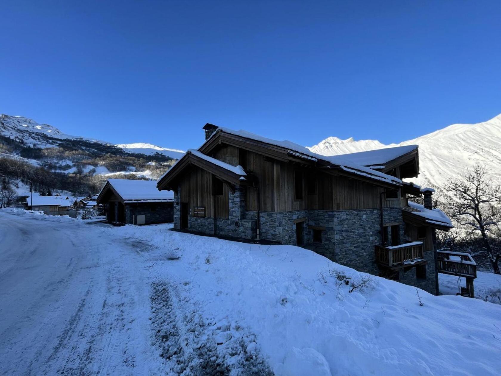 Les Chalets Du Cheval Noir - Appartement Neuf 4 Pieces 8 Personnes Avec Vue La Vallee Mae-2174 Saint-Martin-de-Belleville Buitenkant foto